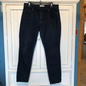 Loft size 12 curvy skinny jeans
